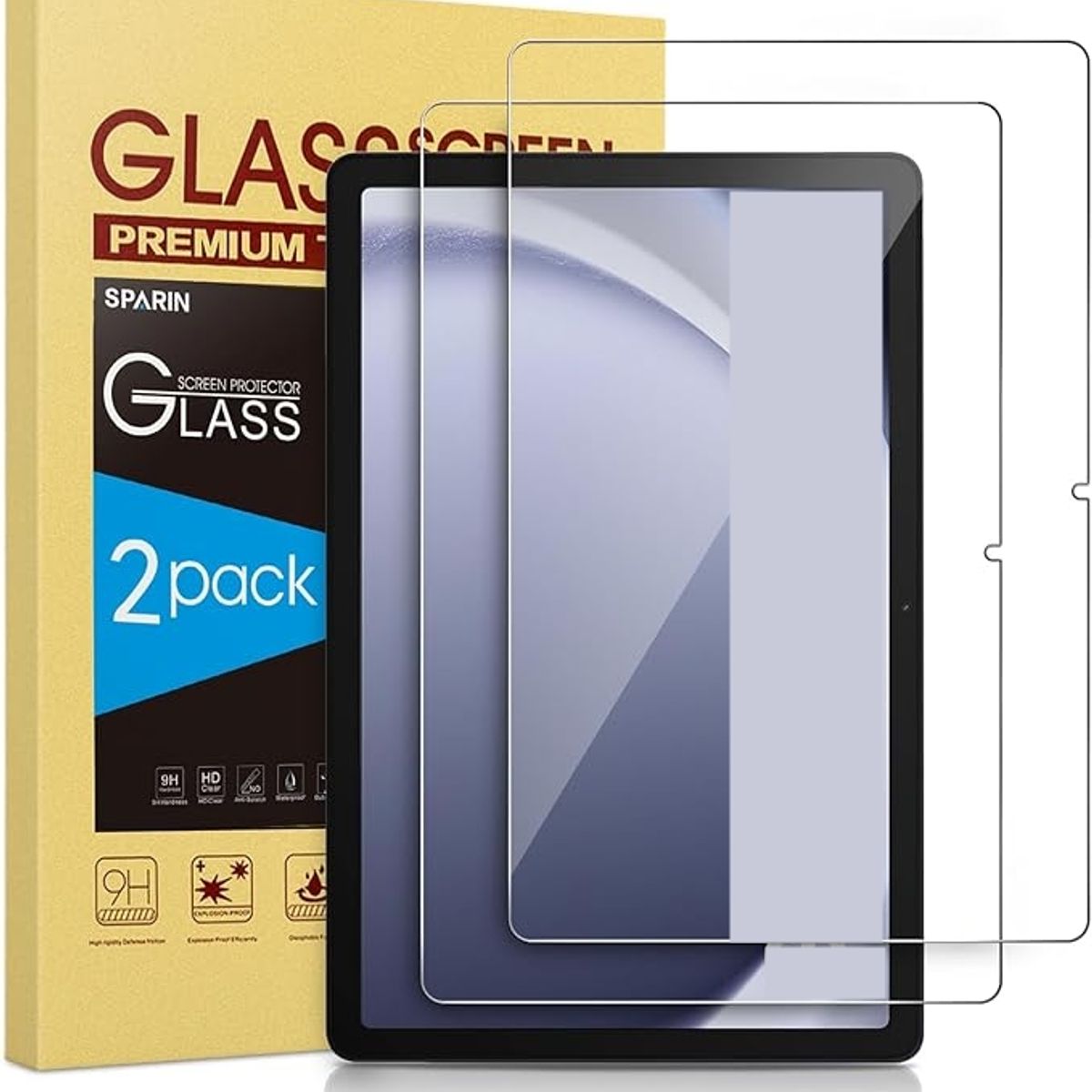 GENERICO - 2 láminas Cristal Templado Pantalla SAMSUNG GALAXY TAB A10,1
