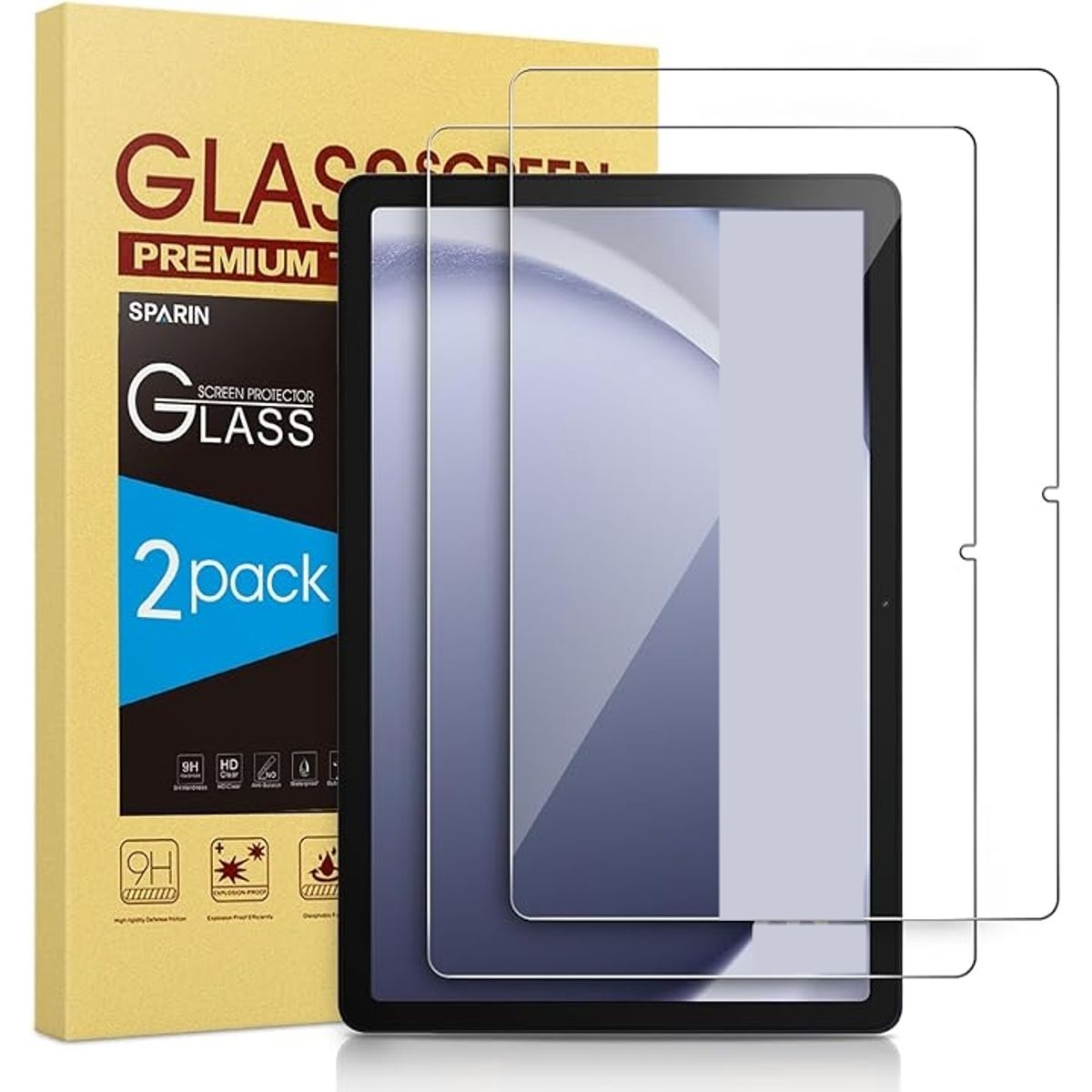 GENERICO - 2 láminas Cristal Templado Pantalla SAMSUNG GALAXY TAB A10,1