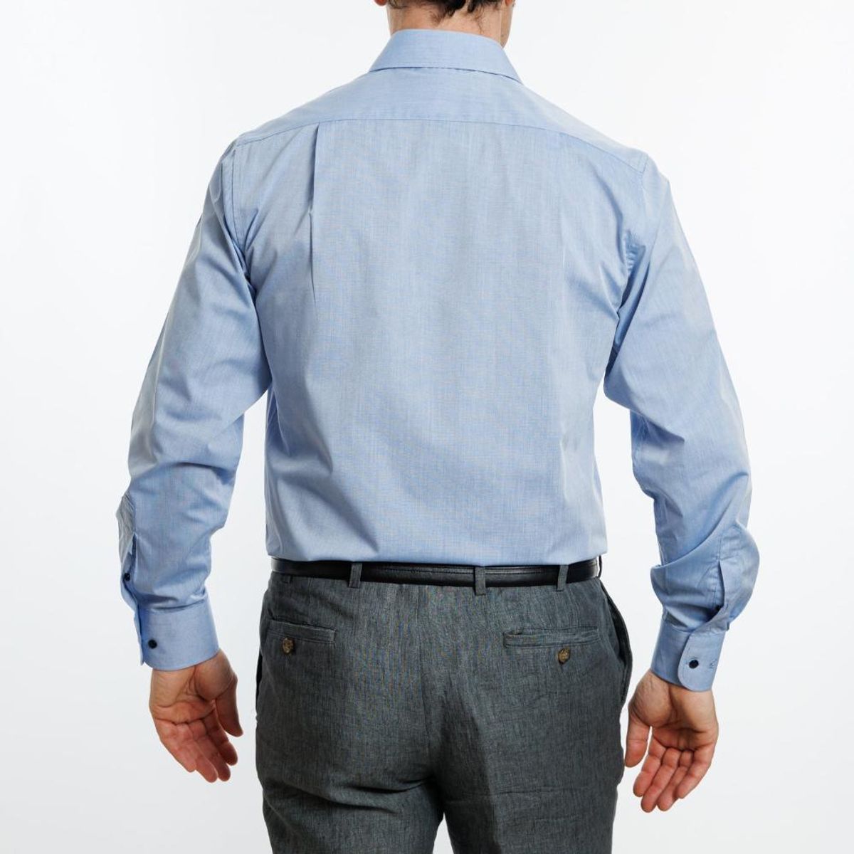 VANDINE - Camisa  Etiqueta Roja Chambré Azul V25-1.1