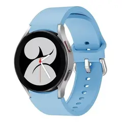 GENERICO - Correa Silicona Para Samsung Galaxy Watch 4 / Watch 5 - 20mm - Azul cielo