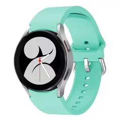 GENERICO - Correa Silicona Para Samsung Galaxy Watch 4 / Watch 5 - 20mm - Verde claro