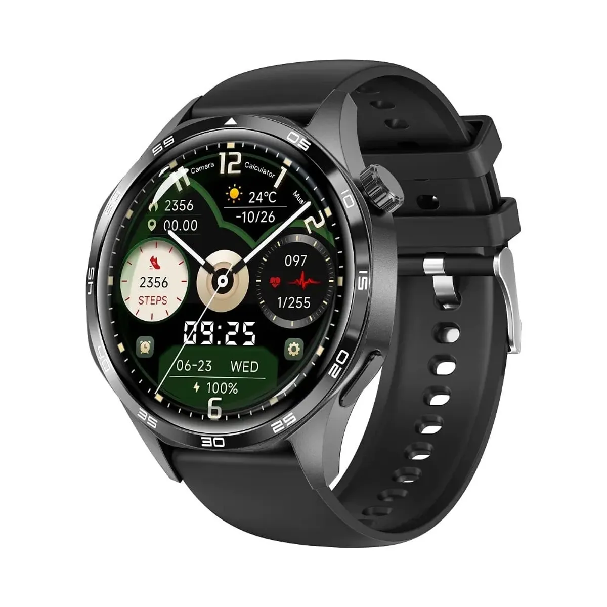 STARTECHOFFICE - Smartwatch GT5 PRO Llamadas Bluetooth 5 Monitoreo Salud 300 mAh IP67 Compatible IOS Android