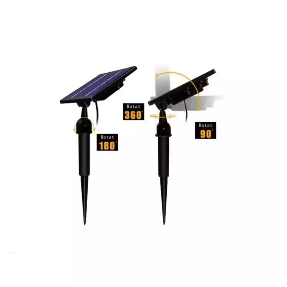 GENERICO - Guirnalda Con Panel Solar 10 Ampolletas 5 Metros Iluminacion Led