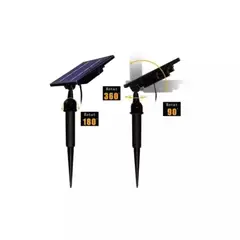 GENERICO - Guirnalda Con Panel Solar 10 Ampolletas 5 Metros Iluminacion Led