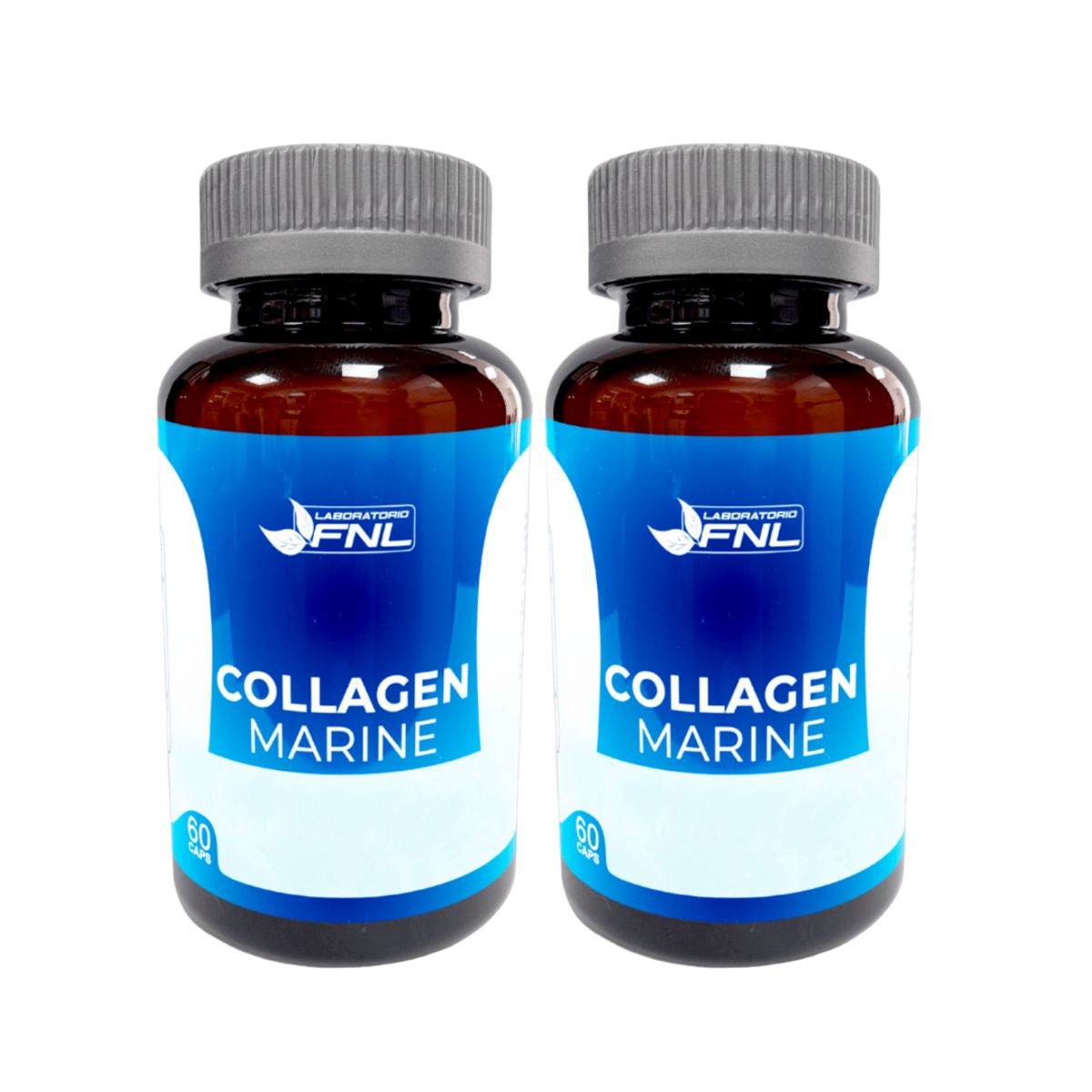 FNL - Colageno Hidrolizado Marino Fnl 120 Caps 2x60.