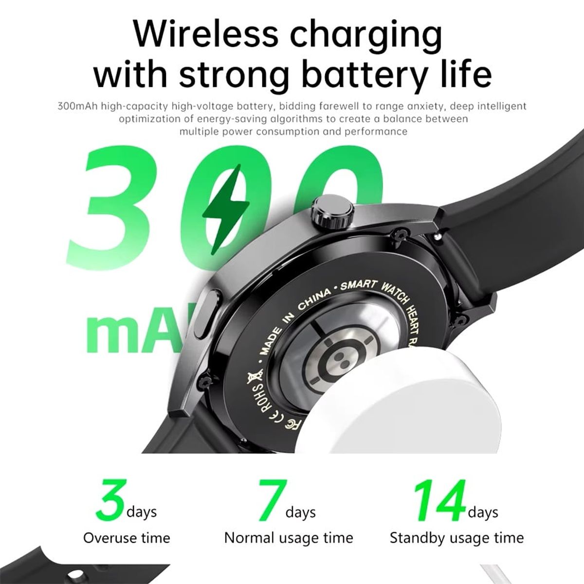 GENERICO - Smartwatch Reloj Inteligente GT5 PRO Salud Conectividad 247 IP67 Compatible IOS Android Deporte