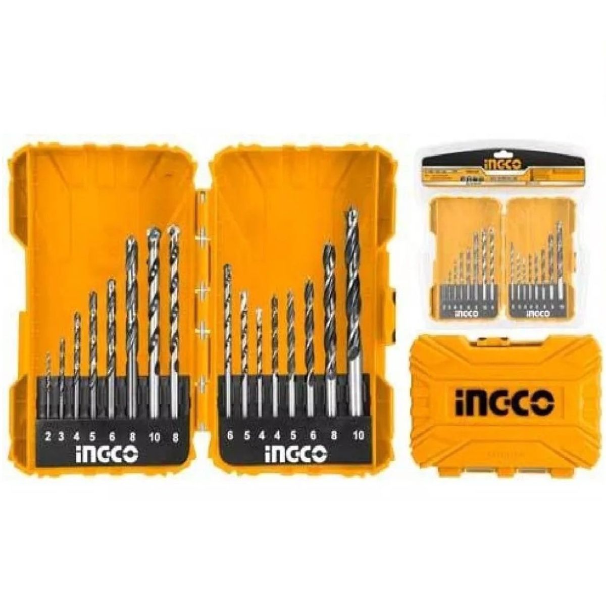 INGCO - Set De Brocas Surtidas Ingco Madera, metal, concreto 16 Pcs.