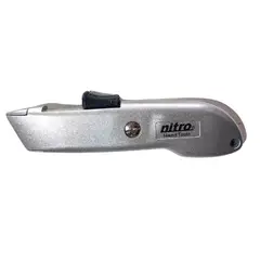 NITRO - Corta Cartón Aluminio Auto Retráctil + 10 Repuestos
