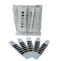 GENERICO - 50 Tiras Termómetro Frente Reutilizable Medición Inmediata