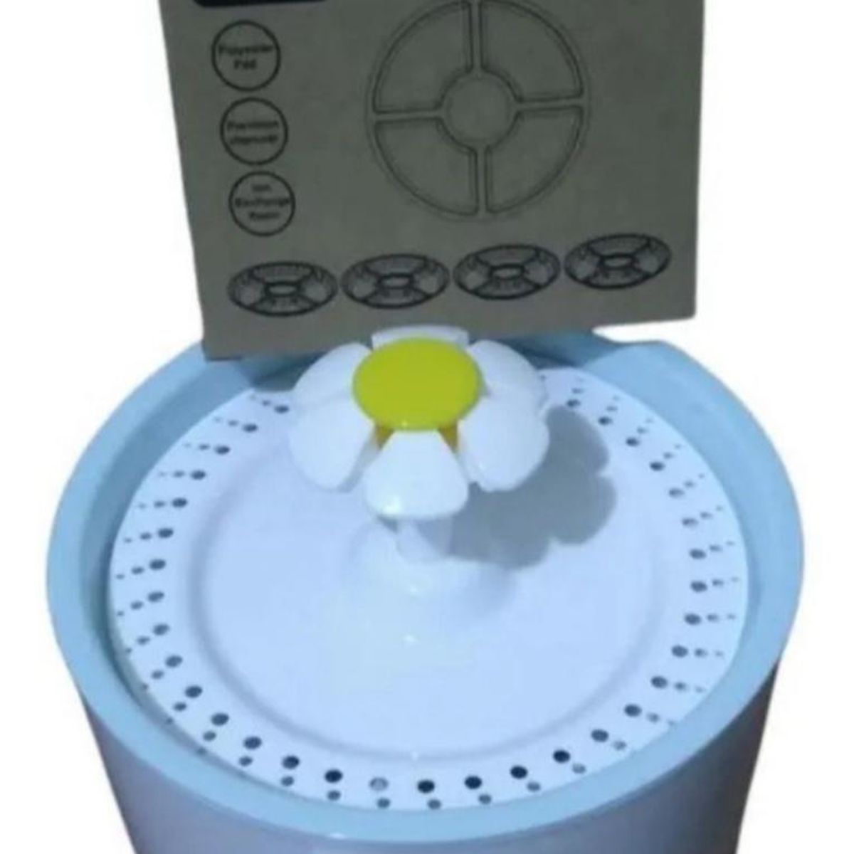 GENERICO - Bebedero Electrico De Agua 24lts Luz Led + Pack X4 Filtros
