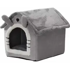 GENERICO - Casa Cama Para Perros Y Gatos Gris