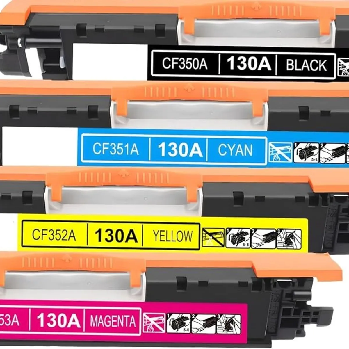 PREMIUM - Toner 130a Set 04 Colores Compatible con MFP-M176N / MFP-M177FW