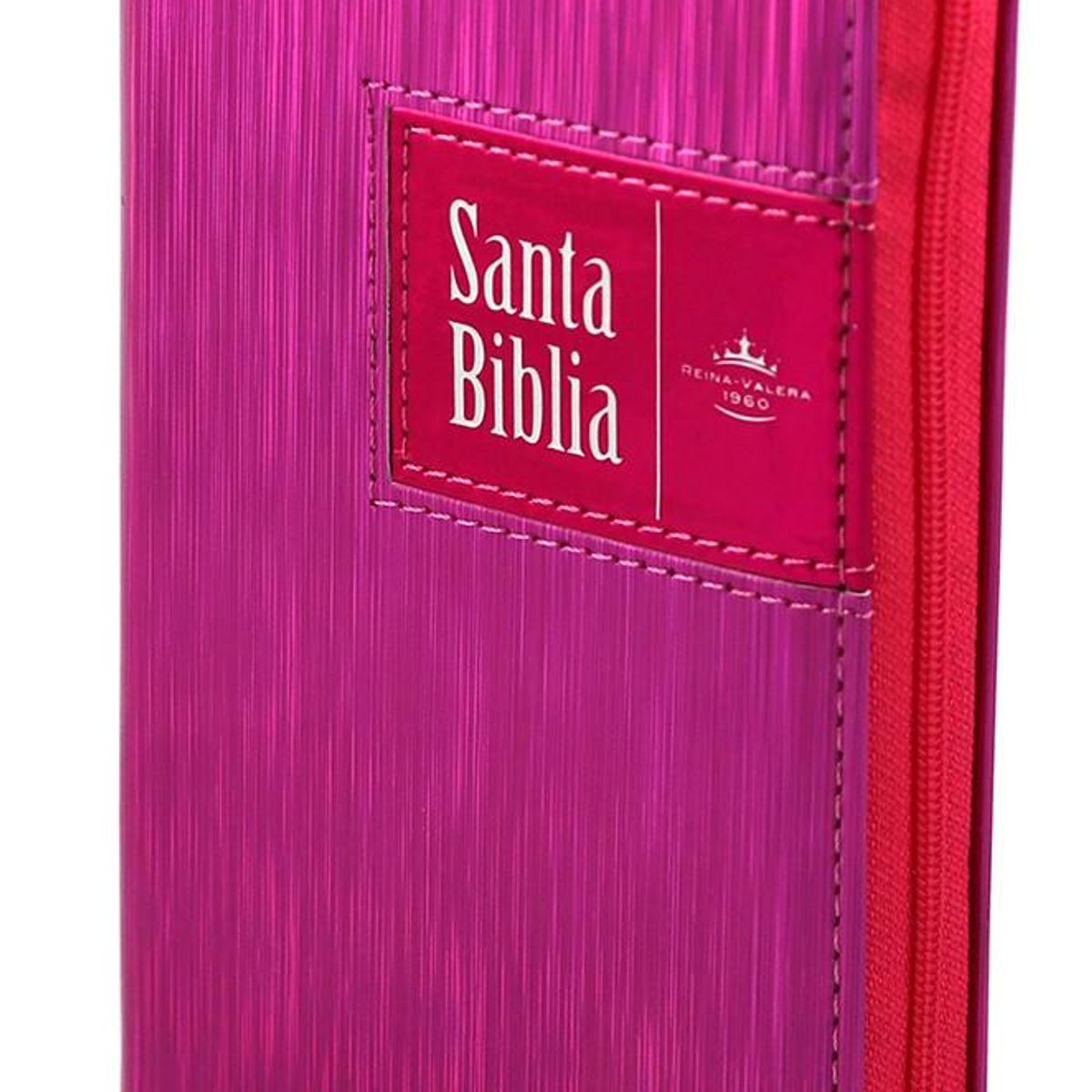SOCIEDAD BIBLICA CHILENA - Biblia RVR1960 portátil  con cierre fucsia