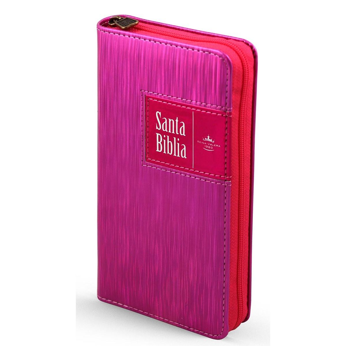 SOCIEDAD BIBLICA CHILENA - Biblia RVR1960 portátil  con cierre fucsia