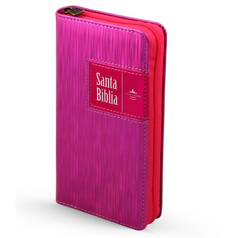 SOCIEDADES BIBLICAS UNIDAS - Biblia Reina Valera 1960 portátil cierre fucsia