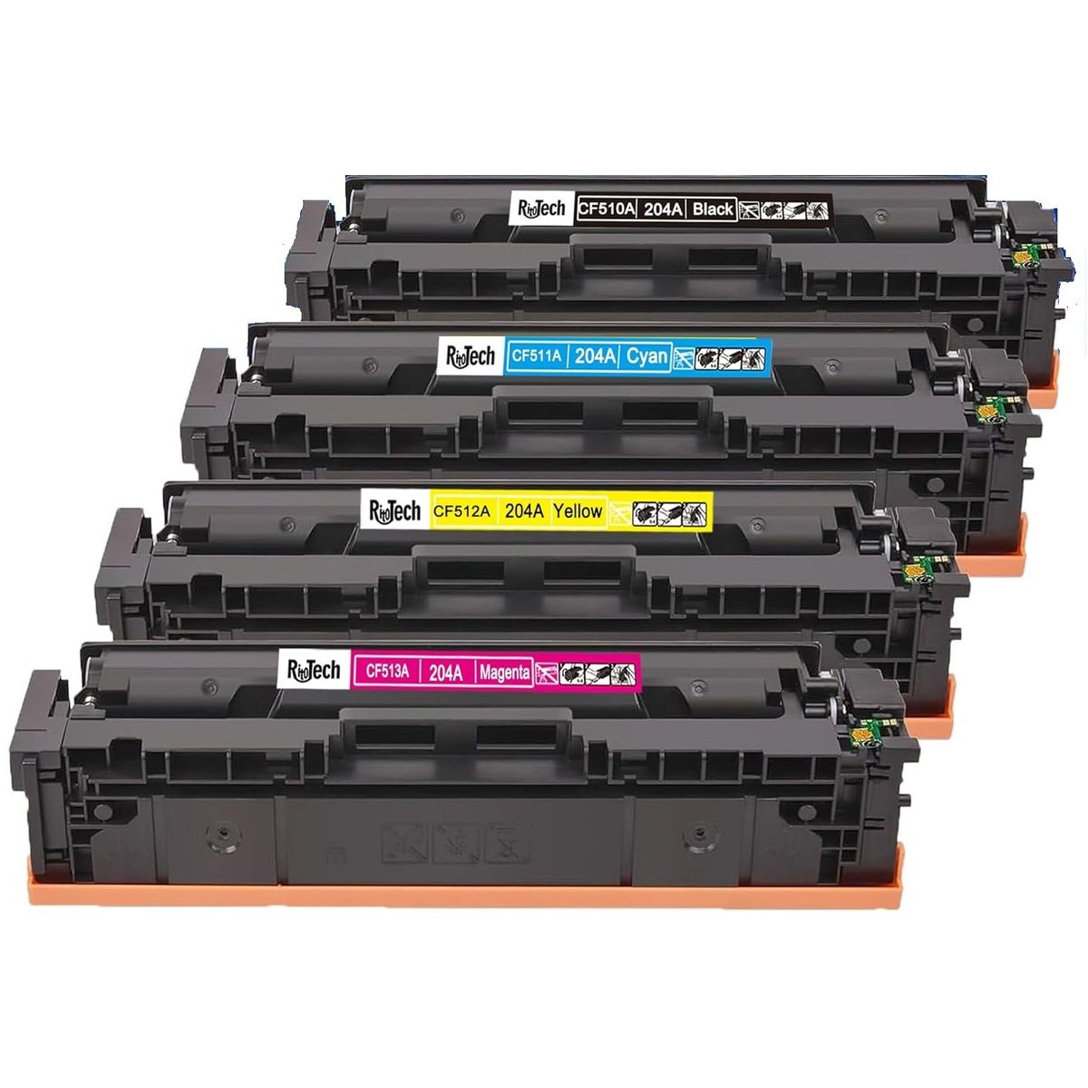 PREMIUM - Toner 204a Set 04 Colores Compatible con M154 MFP M180 MFP M181