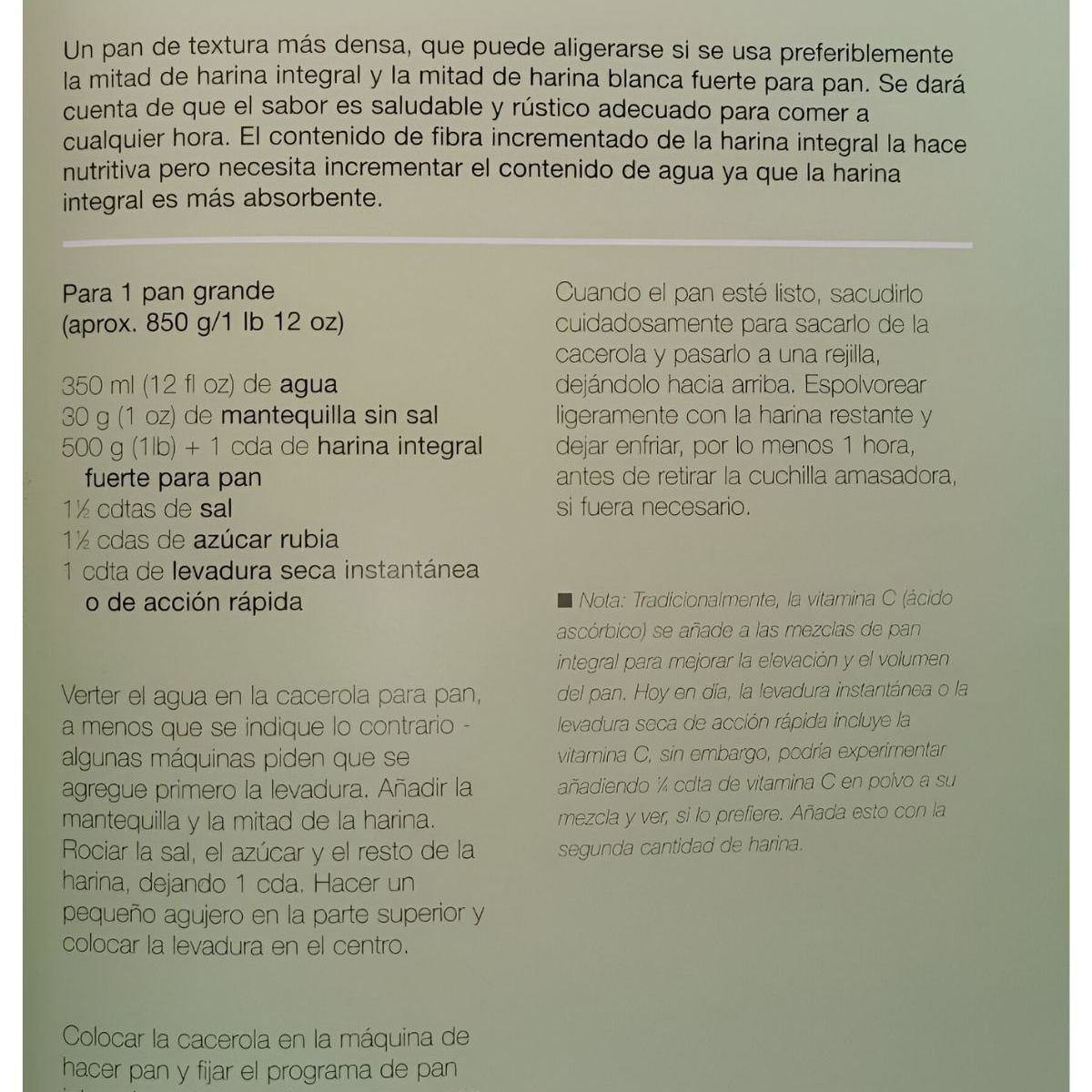 GENERICO - Libro ¡Pan Recetas sencillas y deliciosas para hacer en una máquina de pan
