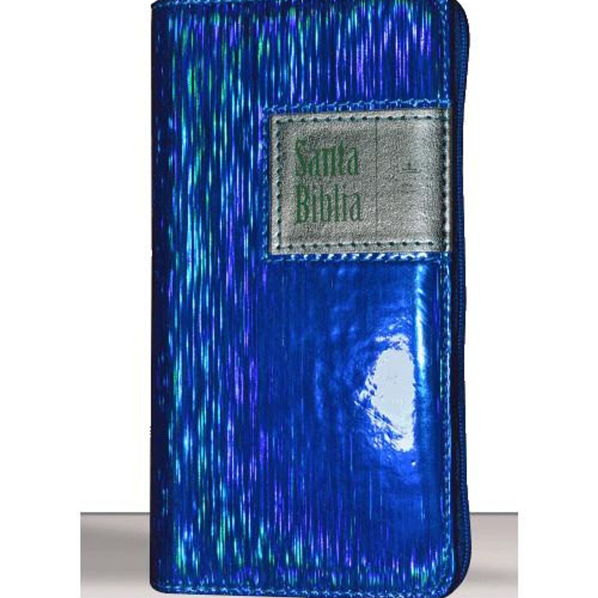 SOCIEDAD BIBLICA CHILENA - Biblia RVR1960 portátil con cierre azul metálico