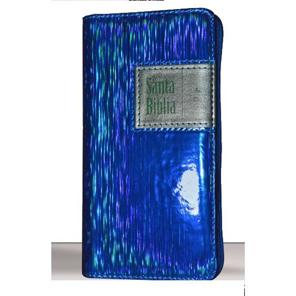 SOCIEDAD BIBLICA CHILENA - Biblia RVR1960 portátil con cierre azul metálico