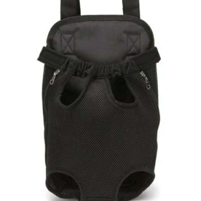 GENERICO - Bolso Transportador Para Mascota Pecho Espalda Talla M Negro