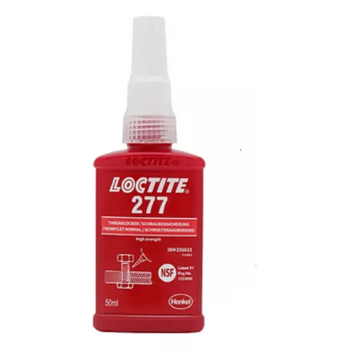 LOCTITE - Loctite 277 Traba Perno Rojo 50ml Viscosidad: 6000/800 Mpa