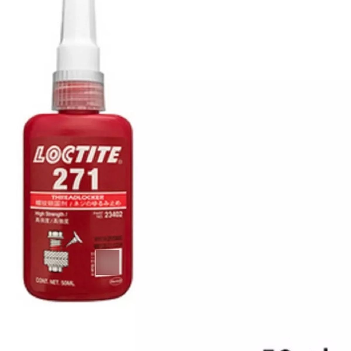 LOCTITE - Loctite 271 Traba Perno Rojo 50ml Viscosidad: 400/600