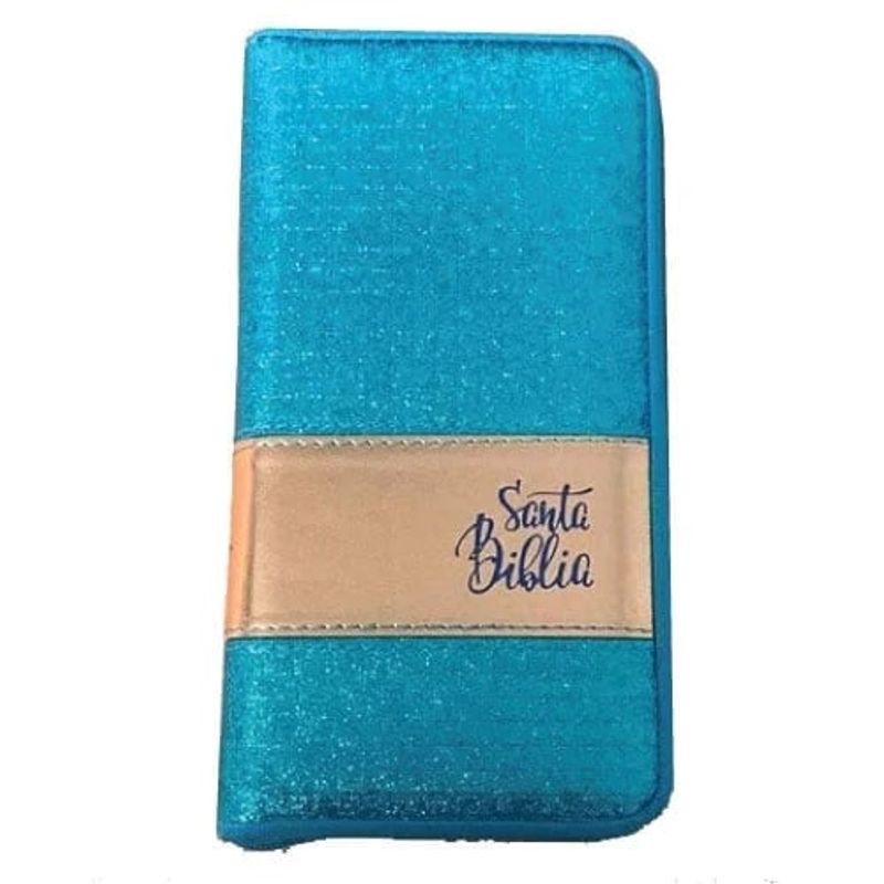SOCIEDADES BIBLICAS UNIDAS - Biblia Reina Valera 1960 portátil cierre turquesa