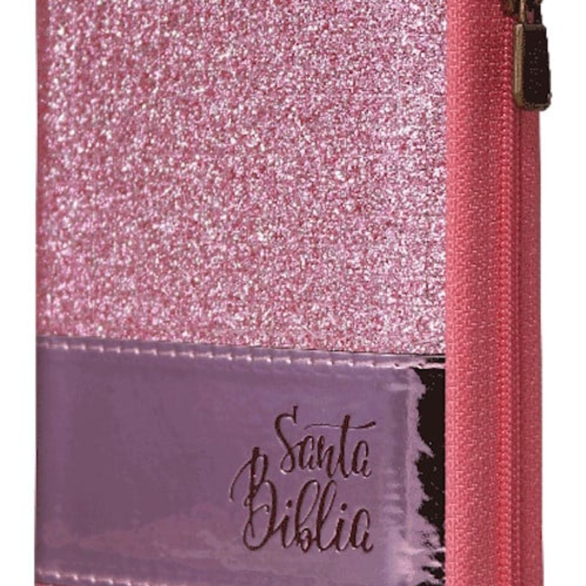 SOCIEDADES BIBLICAS UNIDAS - Biblia Reina Valera 1960 portátil cierre rosa claro.