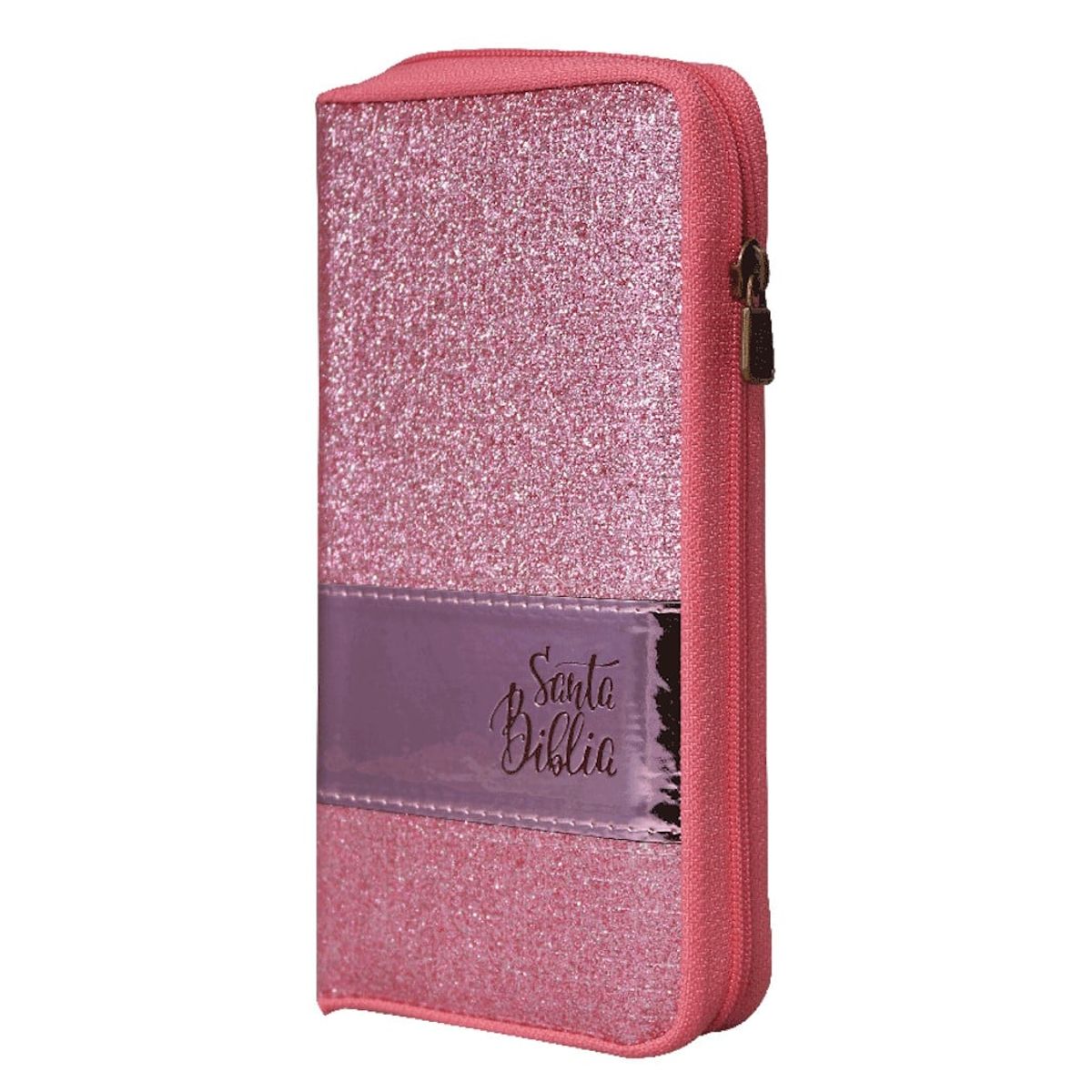 SOCIEDADES BIBLICAS UNIDAS - Biblia Reina Valera 1960 portátil cierre rosa claro.