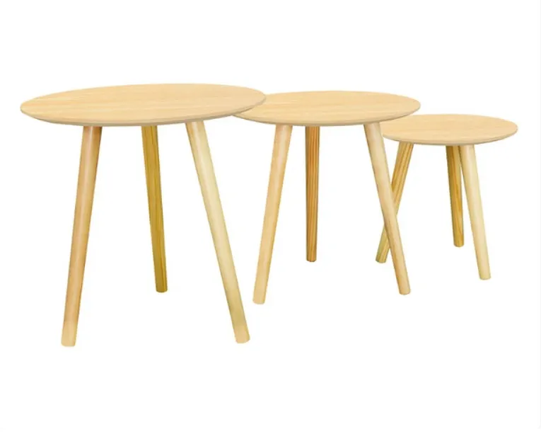 Trio de Mesa de centro-Madera