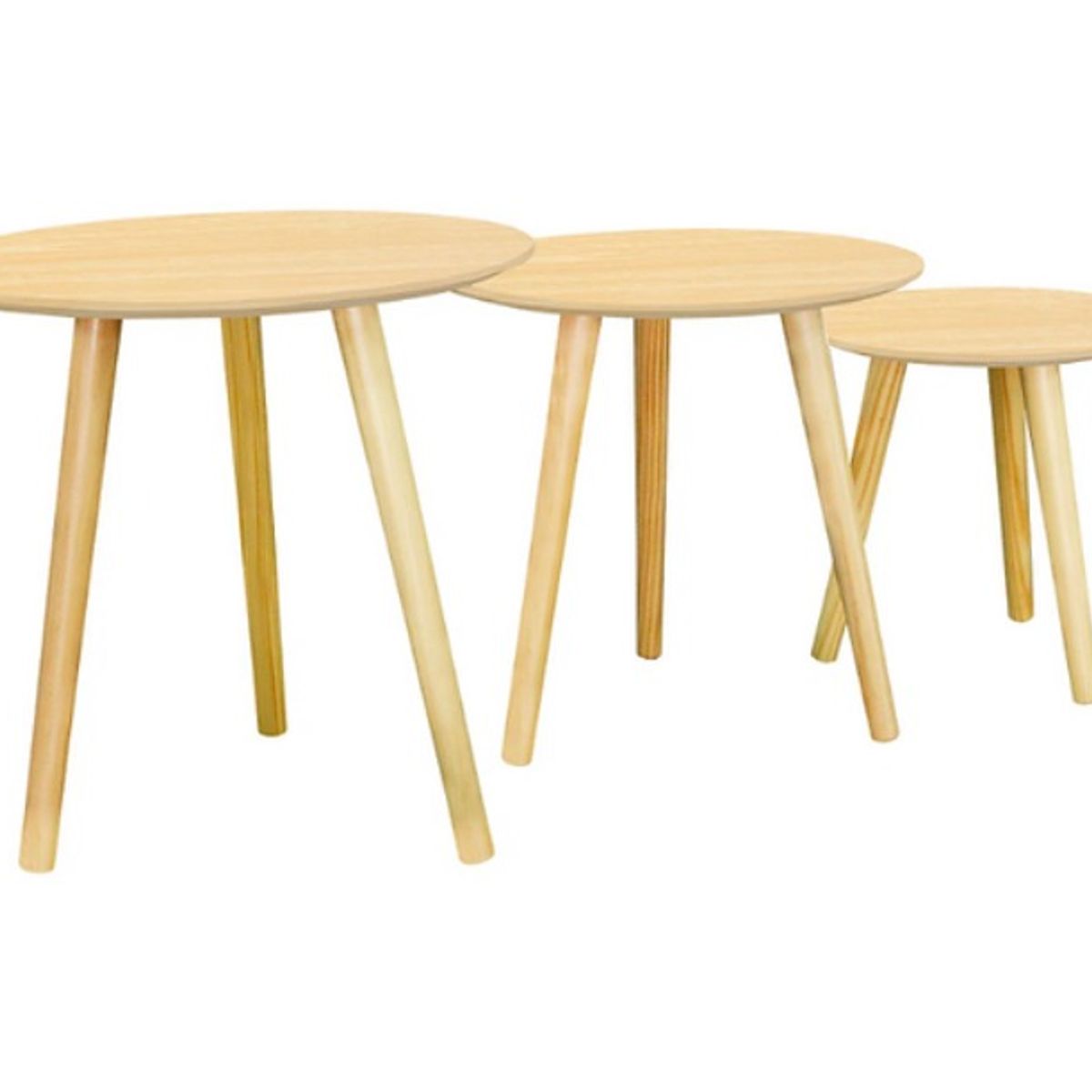 HABITA2 CHILE - Trio de Mesa de centro-Madera