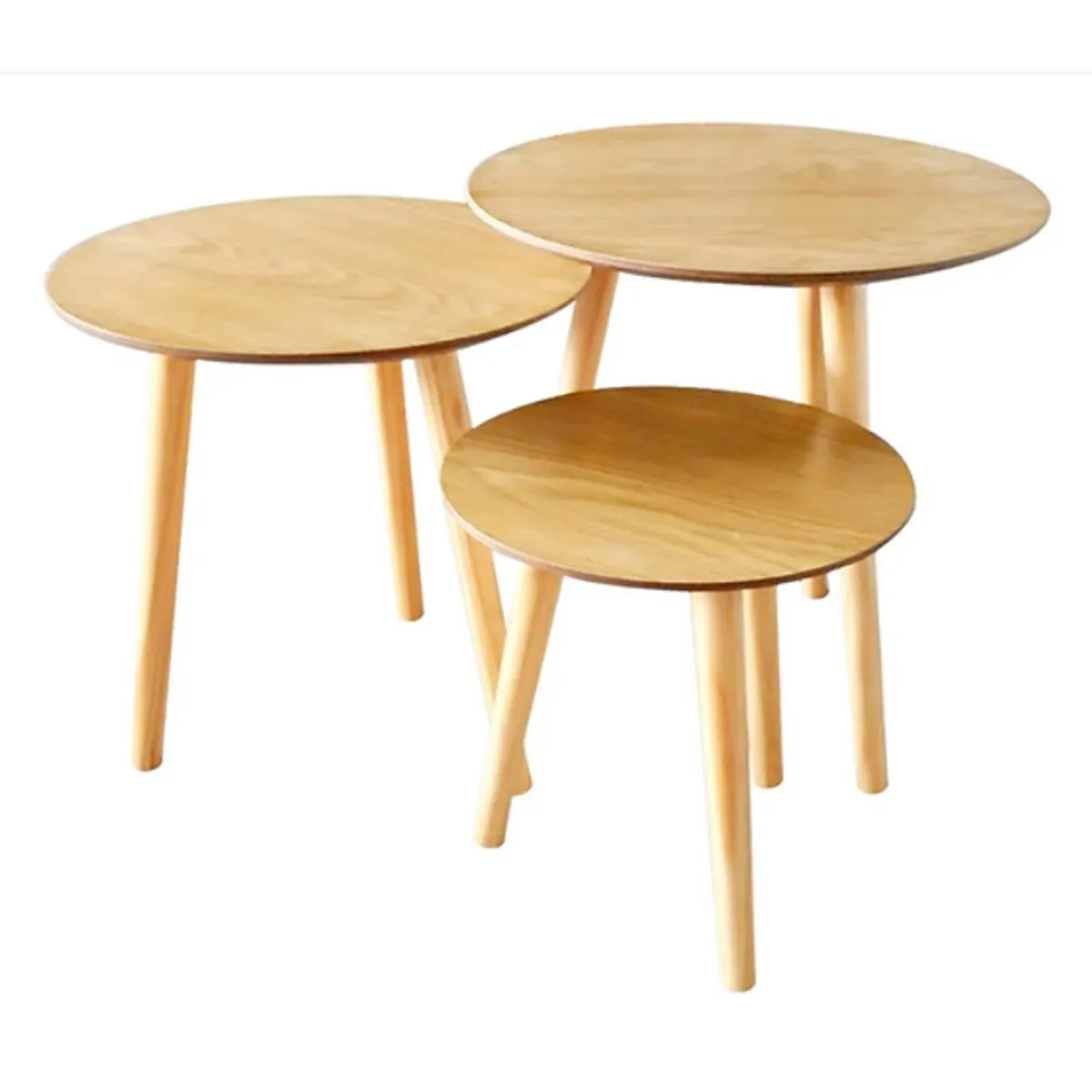 HABITA2 CHILE - Trio de Mesa de centro-Madera