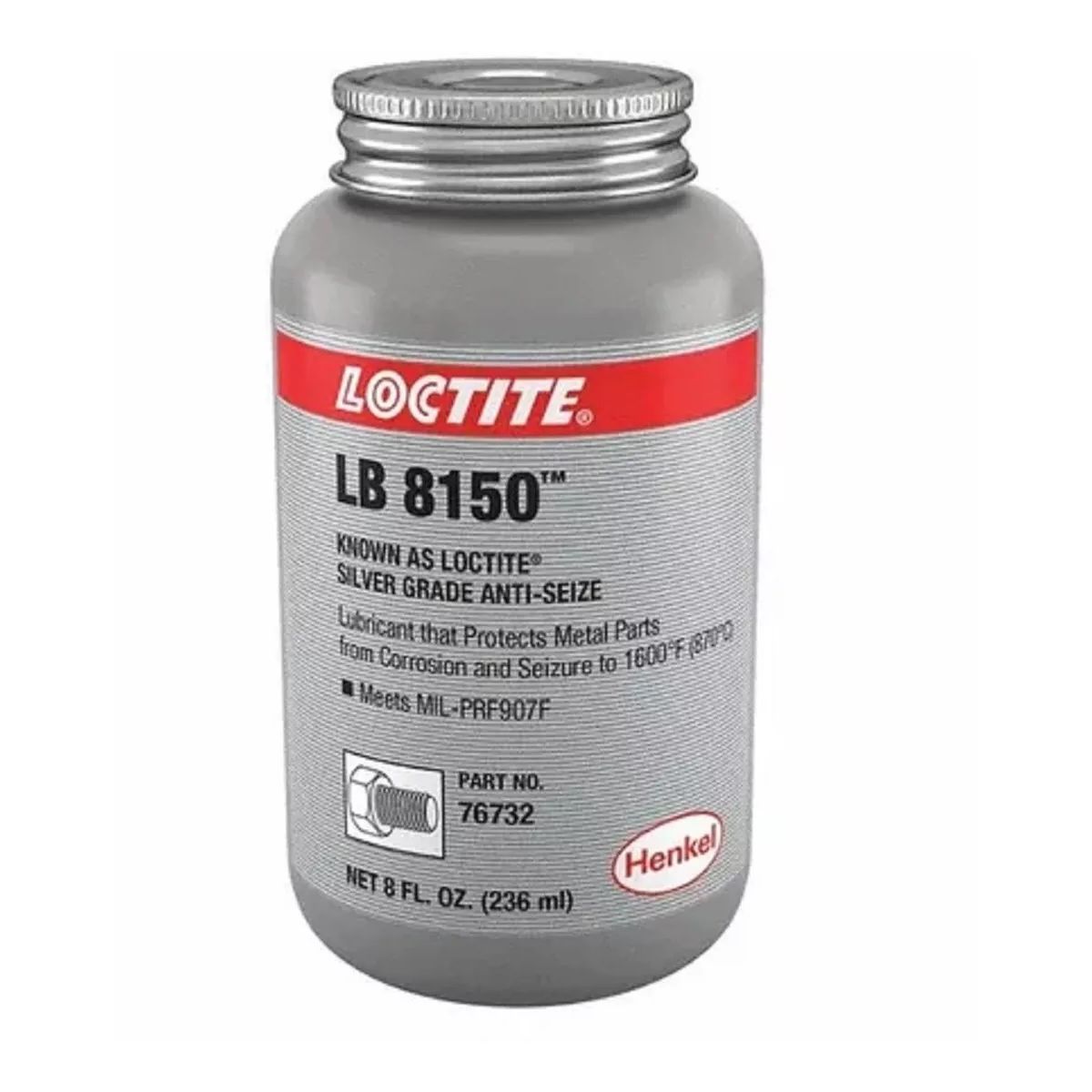 LOCTITE - Loctite Lb 8150 Montaje Silver Grade Anti-seize 236 ml