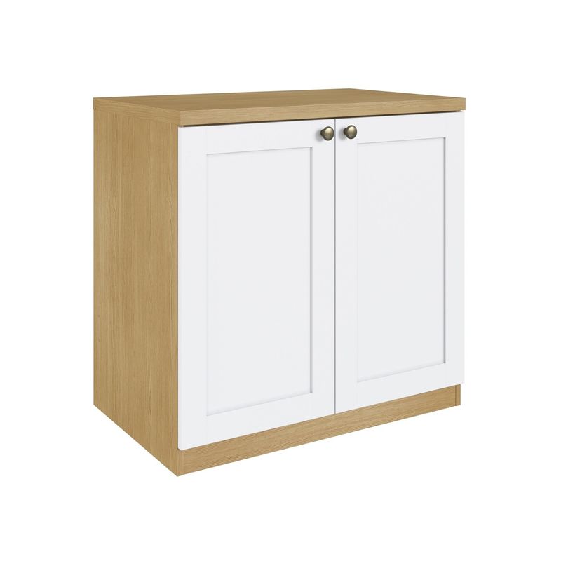 DF HOME - Comoda 2 Puertas Infinity Savana Blanco 2053.0001
