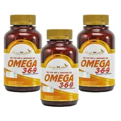GREEN MEDICAL - Triple Omega 369 Gm 3 Frascos 360 Blandas 1000mg 3x120