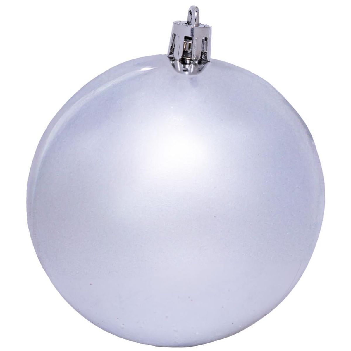 PROPLASTIC - Set esferas de 8 cms color plata