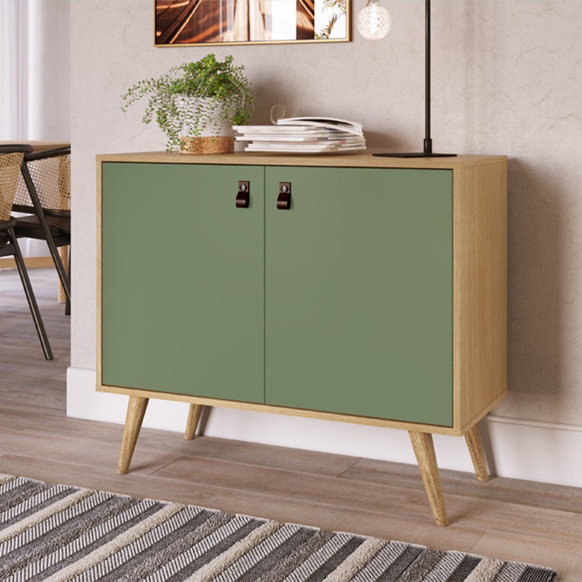 DF HOME - Aparador Arrimo 2 puertas Verde
