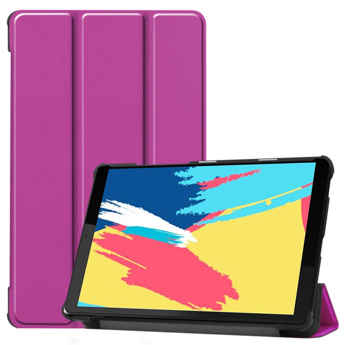 GENERICO - Funda Carcasa Para Tablet Lenovo M8 TB-8505 Morado