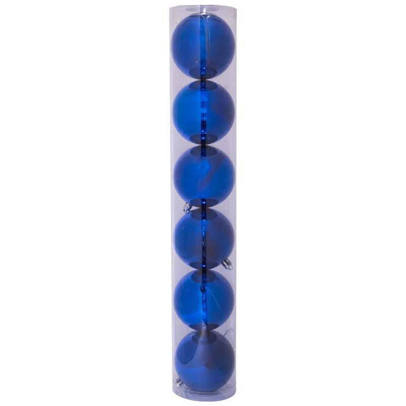 PROPLASTIC - Set esferas de 8 cms color azul