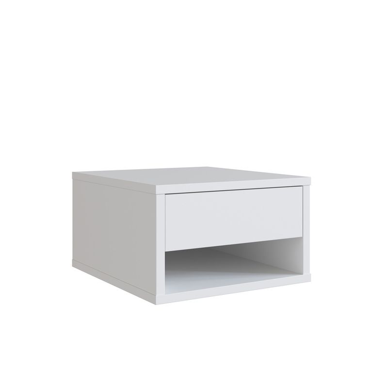 DF HOME - Velador mural Nova con cajón blanco B87038