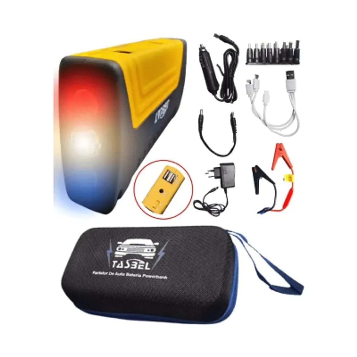 GENERICO - Partidor De Bateria Para Auto + Cargador