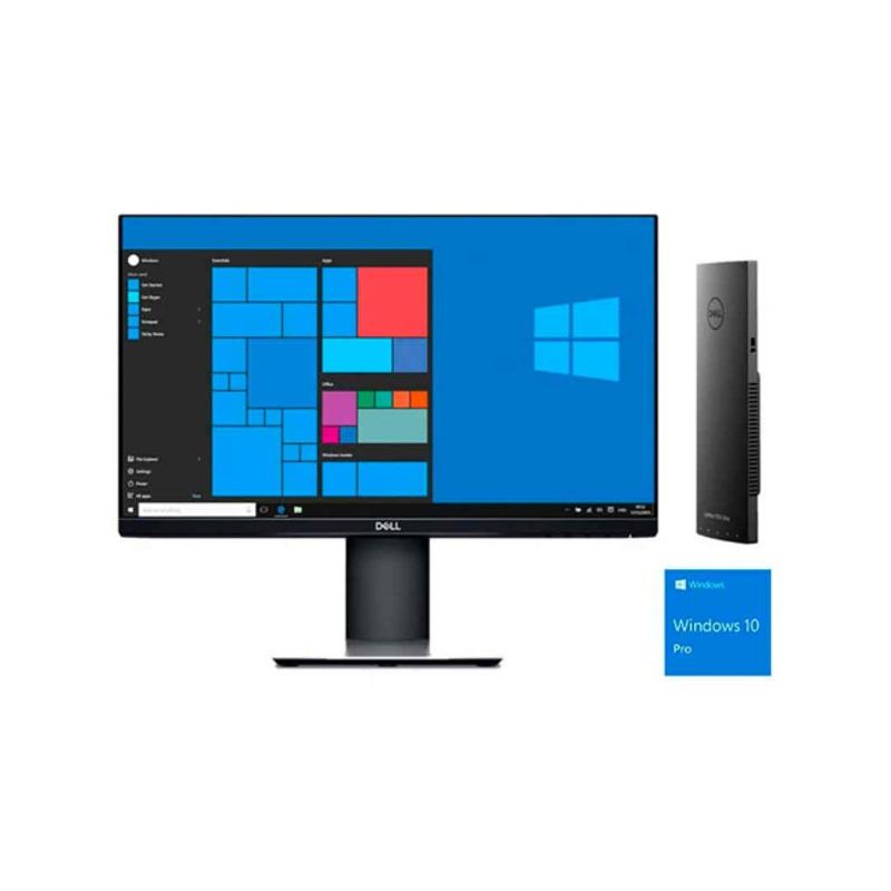 DELL - KIT MONITOR + PC DELL Optiplex 7070 SFF (i7-8va 16GB 256GB SSD) Reacon Grado A