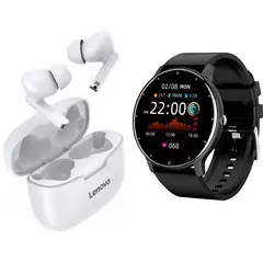 LENOVO - ZL02D reloj inteligente deportivo + combo XT90 -Negro