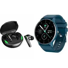 LENOVO - ZL02D reloj inteligente deportivo + combo XT92 -Azul