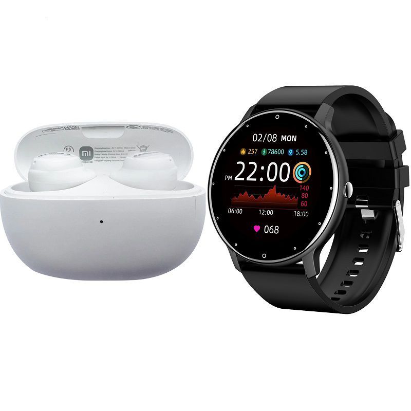 XIAOMI - ZL02D reloj inteligente deportivo+combo XIAOMI RedMi Buds3Lite-Negro
