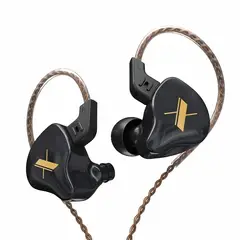 KZ - EDX Dynamic Bass Auriculares con cable sin micrófono-Negro