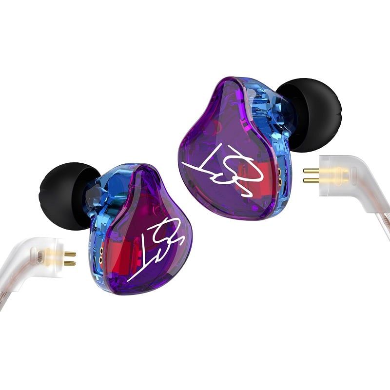 KZ - KZ ZST Dynamic Bass Auriculares con cable sin micrófono - Multicolor