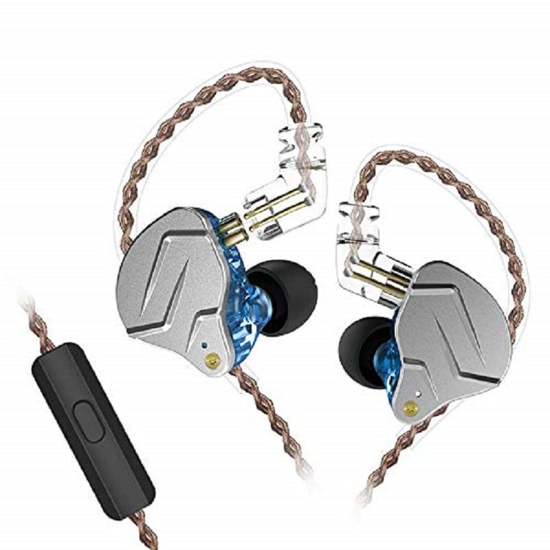 KZ - KZ ZSN Pro Dynamic Bass Auriculares con cable Con micrófono - Azul