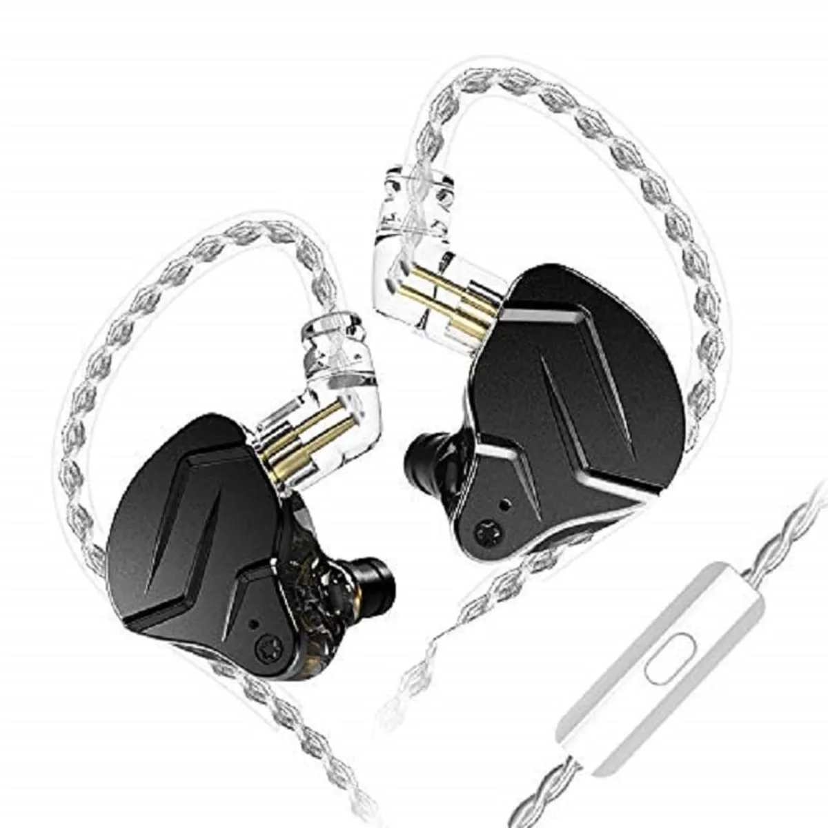 KZ - KZ ZSN Pro X Dynamic Bass Audifonos con cable Con micrófono-Negro