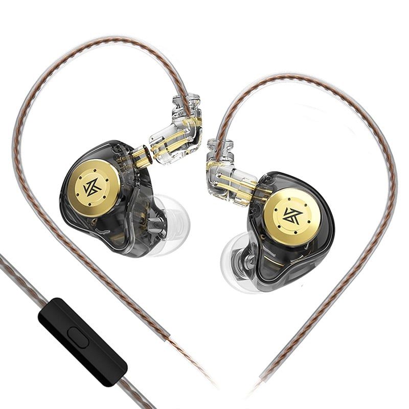 KZ - KZ EDX Pro Dynamic Bass Auriculares con cable Con micrófono-Negro